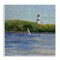Stupell Industries Single Sailboat & Lighthouse Wall Plaque By Tim Coffey